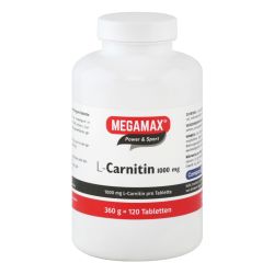 Megamax L-Carnitin 1000mg Tabletten