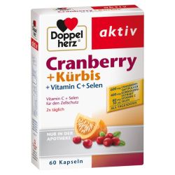 Doppelherz Cranberry + Kürbis Kapseln 