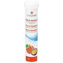 Livsane Zink + Vitamin C Brausetabletten - AUFGELASSEN