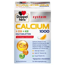 Doppelherz system Calcium 1000 + D3 + K2