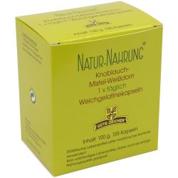 Natur-Nahrung Knoblauch-Mistel-Weißdorn Weichkapseln