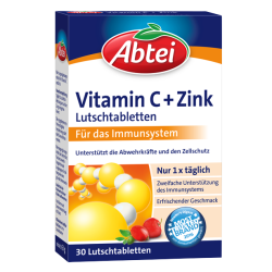 Abtei Vitamin C + Zink Tabletten - AUFGELASSEN