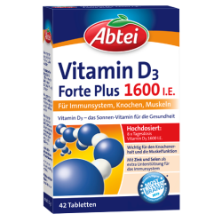 Abtei Vitamin D3 Forte Plus Tabletten  - zurzeit nicht lieferbar