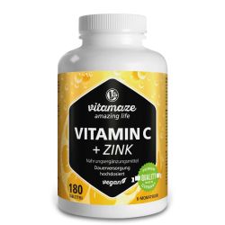 Vitamaze Vitamin C + Zink Tabletten 