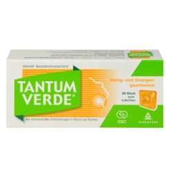 Tantum Verde 3mg - Pastillen mit Honig- und Orangengeschmack