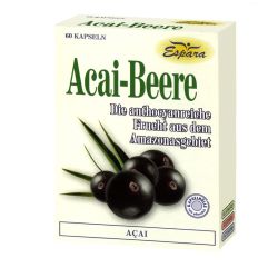 Espara Acai Beere Kapseln - Produkte mit Acai dürfen nicht angeboten werden
