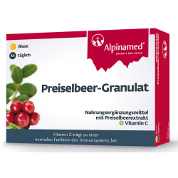 Alpinamed Preiselbeer-Granulat + Vitamin C 