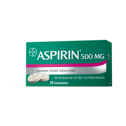 Aspirin 500mg Kautabletten - zurzeit nicht lieferbar