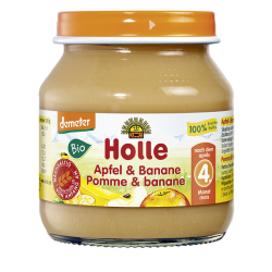 Holle Demeter Apfel und Banane Pur 