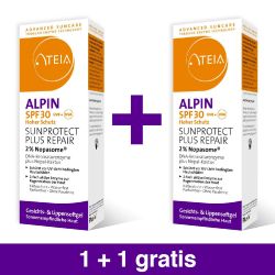 Ateia Alpin Sunprotect Plus Repair Gesichts & Lippensoftgel LSF 30 2x20ml Doppelpackung