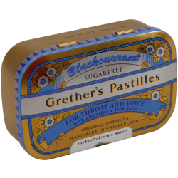 Grethers Pastilles Blackcurrant zuckerfrei 60G