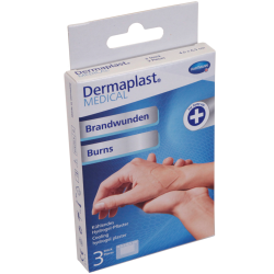 Dermaplast Medical Brandwundenpflaster 6,5cm x 4,5cm - AUFGELASSEN