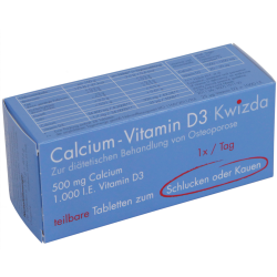 Kwizda Calcium Vitamin D3 Kautabletten - zurzeit nicht lieferbar
