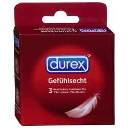 Durex Gefühlsecht Kondome 3ST - AUFGELASSEN