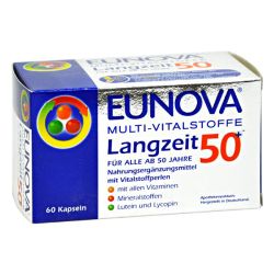 Eunova Multi-Vitalstoffe Langzeit 50+ - zurzeit nicht lieferbar