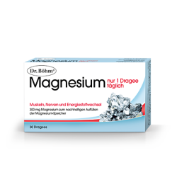 Dr. Böhm Magnesium nur 1 Dragee täglich