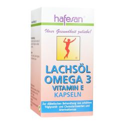 Hafesan Lachsöl Omega 3 + Vitamin E Kapseln