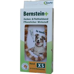 HanuPet Bernsteinkette+ XS Hund - 20-25cm - AUFGELASSEN 