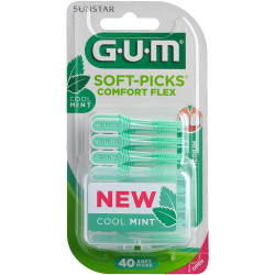 GUM Soft-Picks Comfort Flex Regular Interdentalbürsten - 40ST