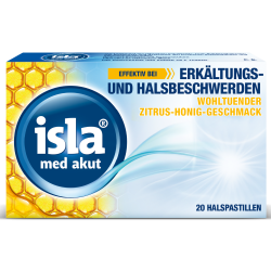 Isla Med Akut Zitrus-Honig Pastillen - zurzeit nicht lieferbar