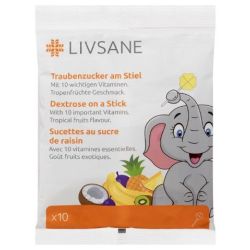 Livsane Traubenzucker am Stiel - zurzeit nicht lieferbar