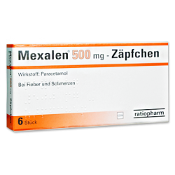 Mexalen 500mg Zäpfchen 