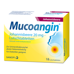 Mucoangin Johannisbeere 20mg Lutschtabletten - zurzeit nicht lieferbar