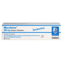 Mucobene 200mg lösbare Tabletten 20ST - zurzeit nicht lieferbar