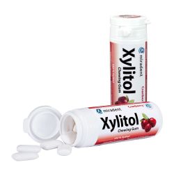 miradent Xylitol Chewing Gum Cranberry