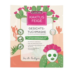 Plantana Gesichtstuchmaske Aloe Vera & Kaktusfeige