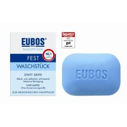 Eubos Basispflege Fest Waschstück blau