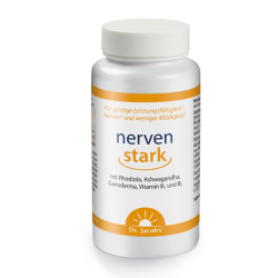 Dr. Jacob’s nervenstark Rhodiola Ashwaganda Reishi-Pilz - zurzeit nicht lieferbar