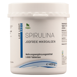 Life Light Spirulina Mikroalgen Tabletten 1000ST