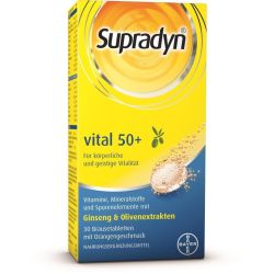 Supradyn Vital 50+ Brausetabletten mit Ginseng & Olivenextrakten  - zurzeit nicht lieferbar
