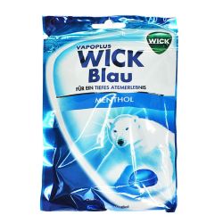 WICK Blau Hustenbonbons - AUFGELASSEN