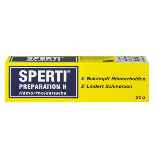 Sperti Preparation H Hämorrhoidalsalbe Sperti Preparation H Hämorrhoidalsalbe