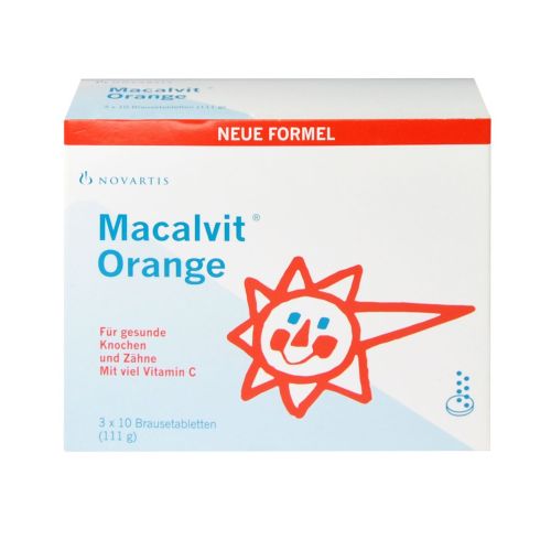 Macalvit Orange Brausetabletten Macalvit Orange Brausetabletten